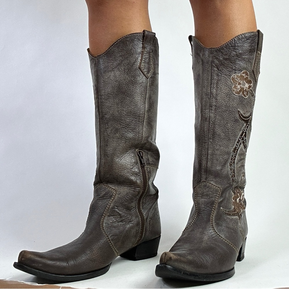 Nine West Cowboy Boots 39 8.5